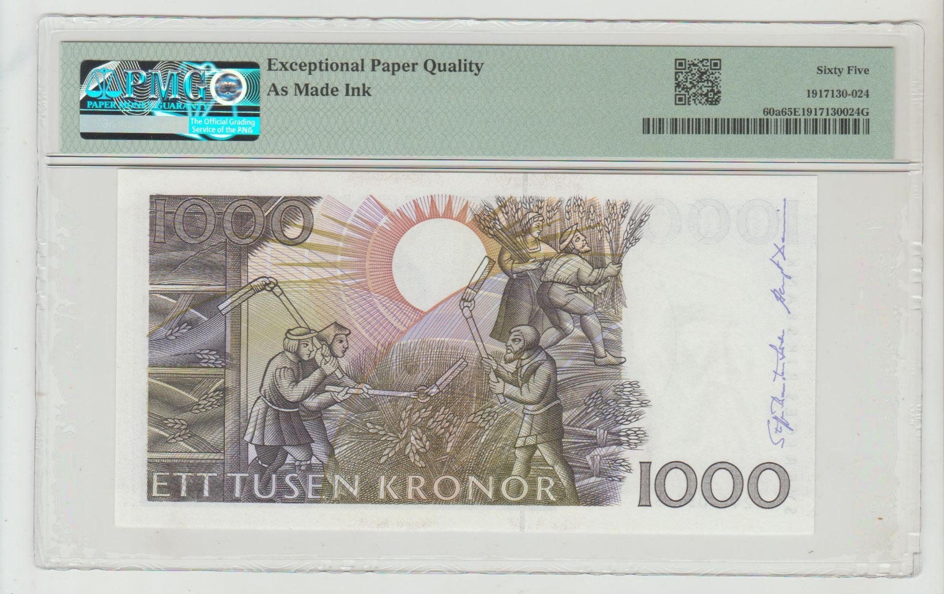 Sweden, 1000 Kronor, 1989 year - Image 2 of 2