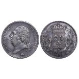 France, 5 Francs, 1824 year, A