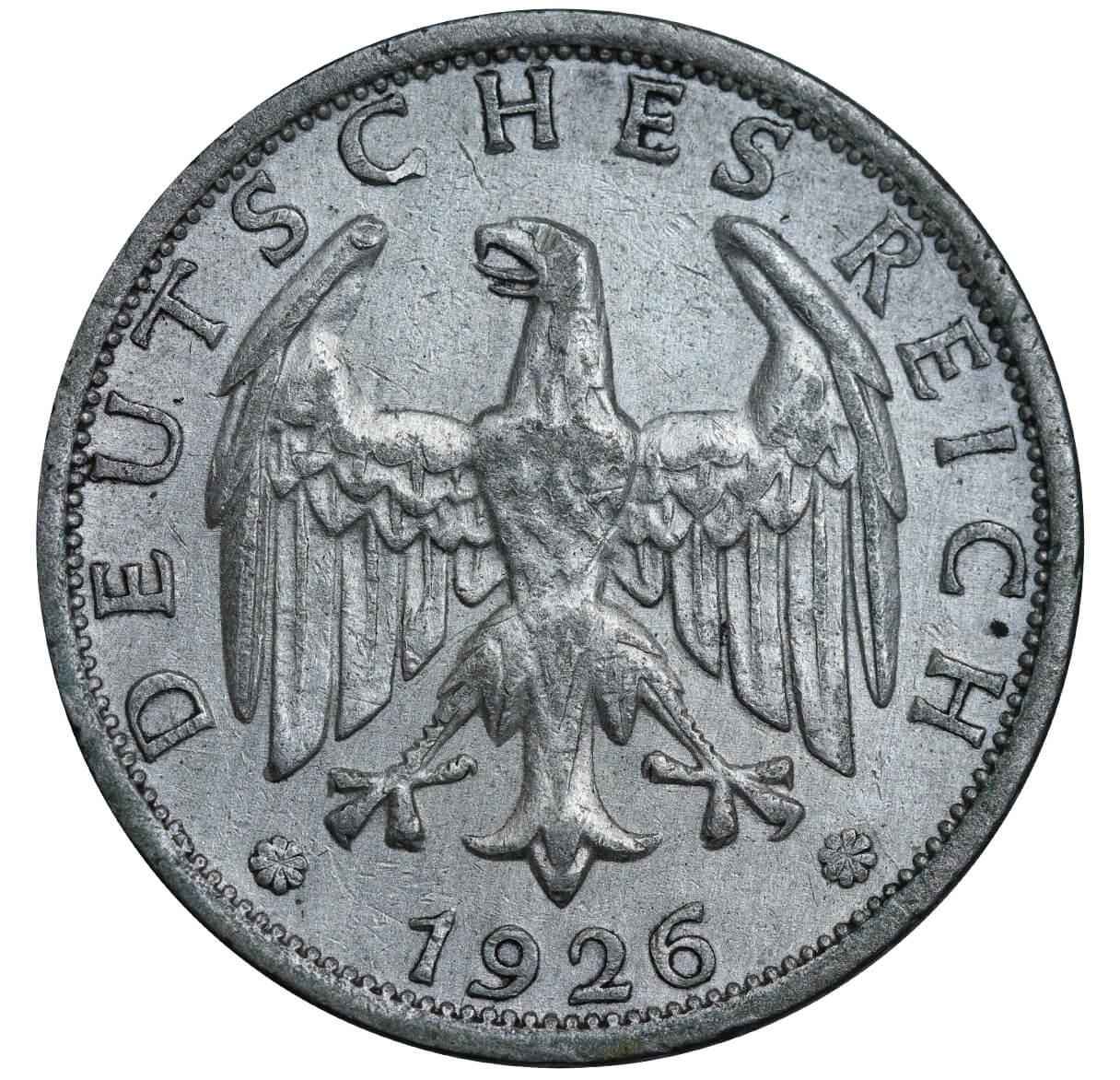 Germany, 2 Reichsmark, 1926 year, F - Image 3 of 3