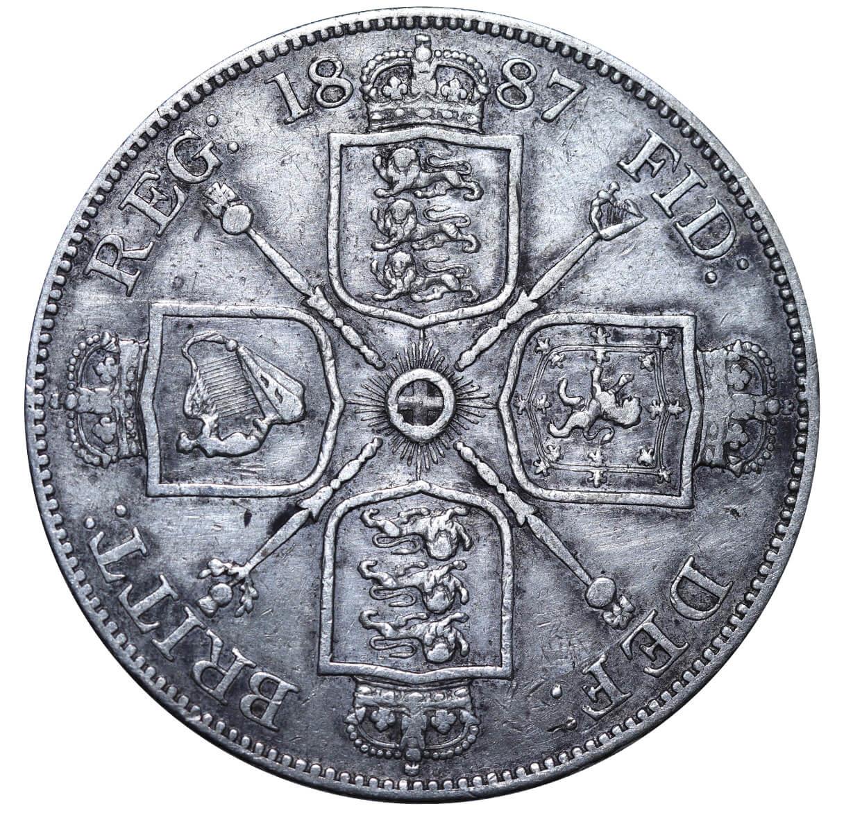 United Kingdom, 1 Florin, 1887 year - Image 3 of 3