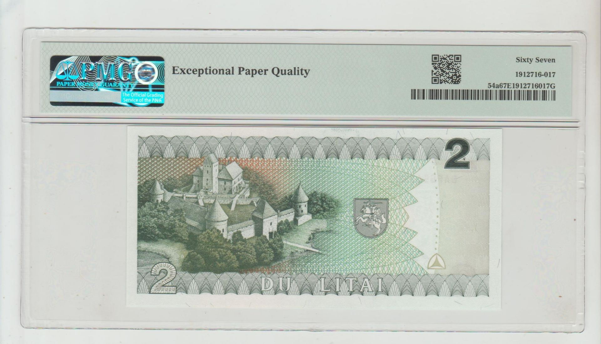 Lithuania, 2 Litai, 1993 year - Image 2 of 2