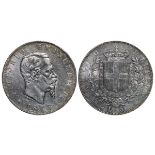Italy, 5 Lire, 1873 year, M-B