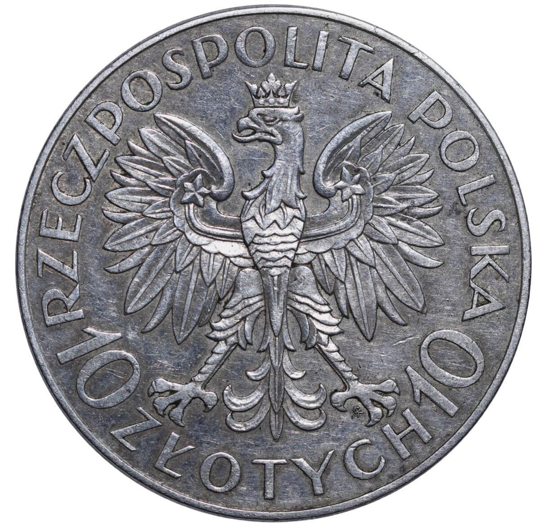 Poland, 10 Zlotys, 1933 year, MW, 250th Anniversary of the Battle of Vienna - Jan III Sobieski - Image 3 of 3