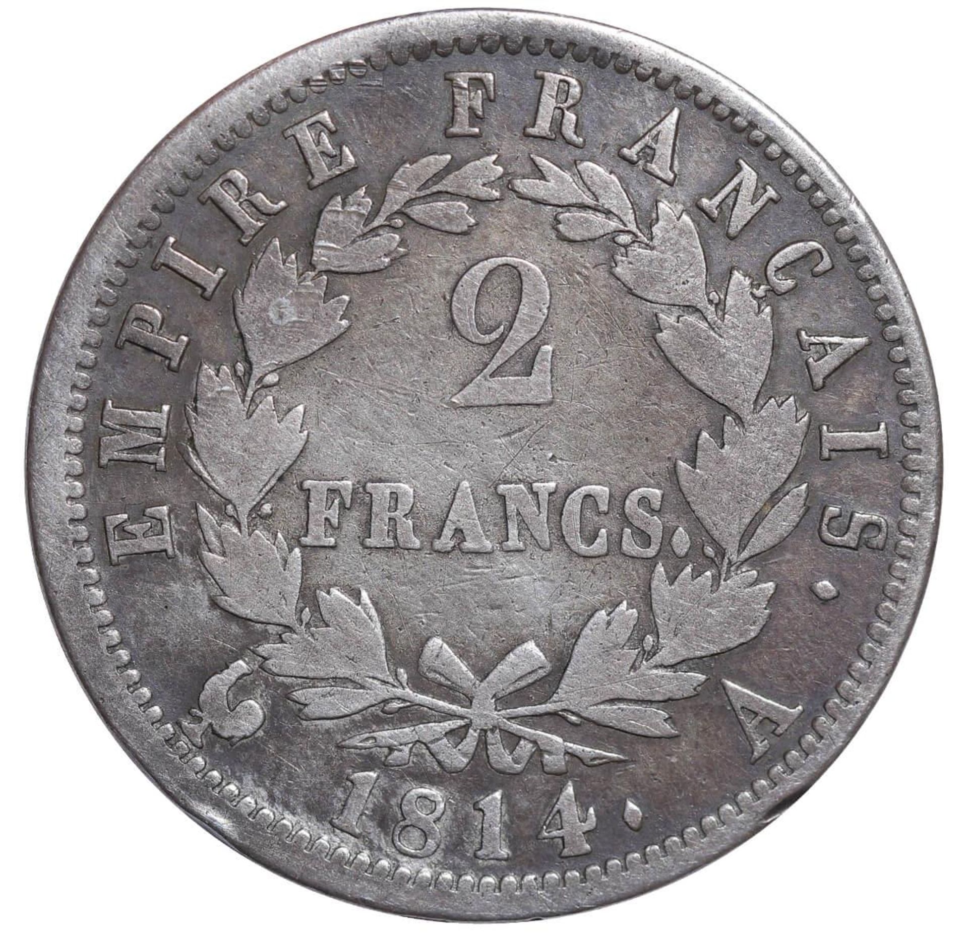 France, 2 Francs, 1814 year, A - Image 3 of 3