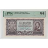 Hungary, 10 Million Milpengo, 1946 year