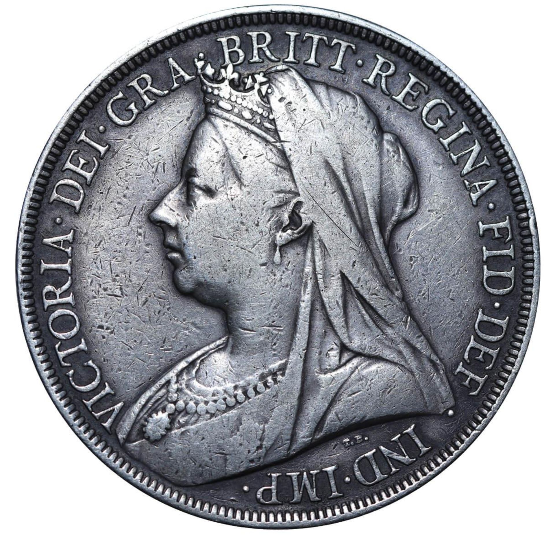 United Kingdom, 1 Crown, 1896 year - Image 2 of 3