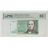 Lithuania, 100 Litu, 2007 year