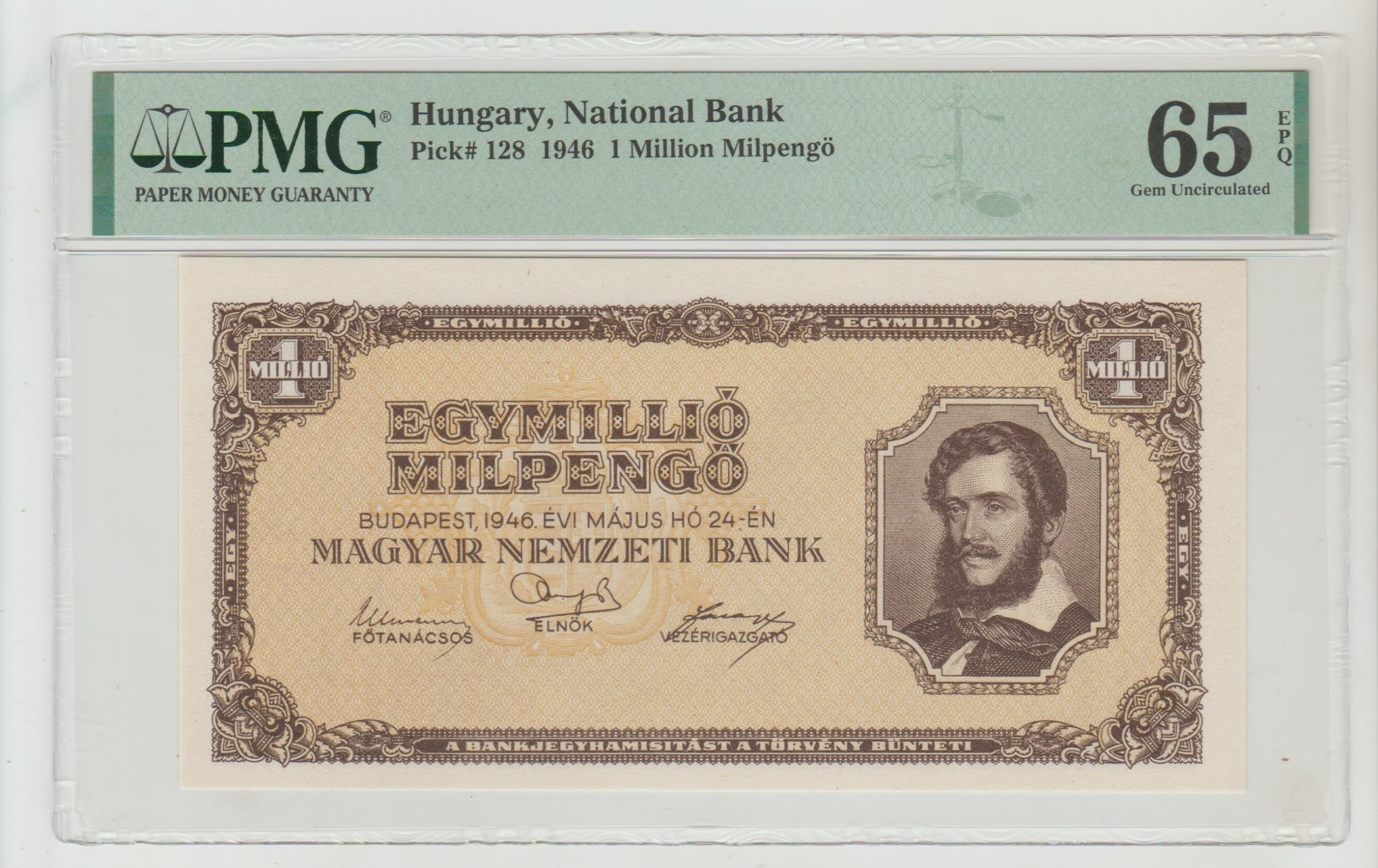 Hungary, 1 Million Milpengö, 1946 year