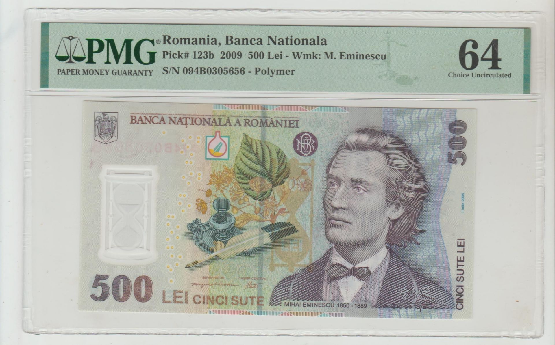 Romania, 500 Lei, 2009 year