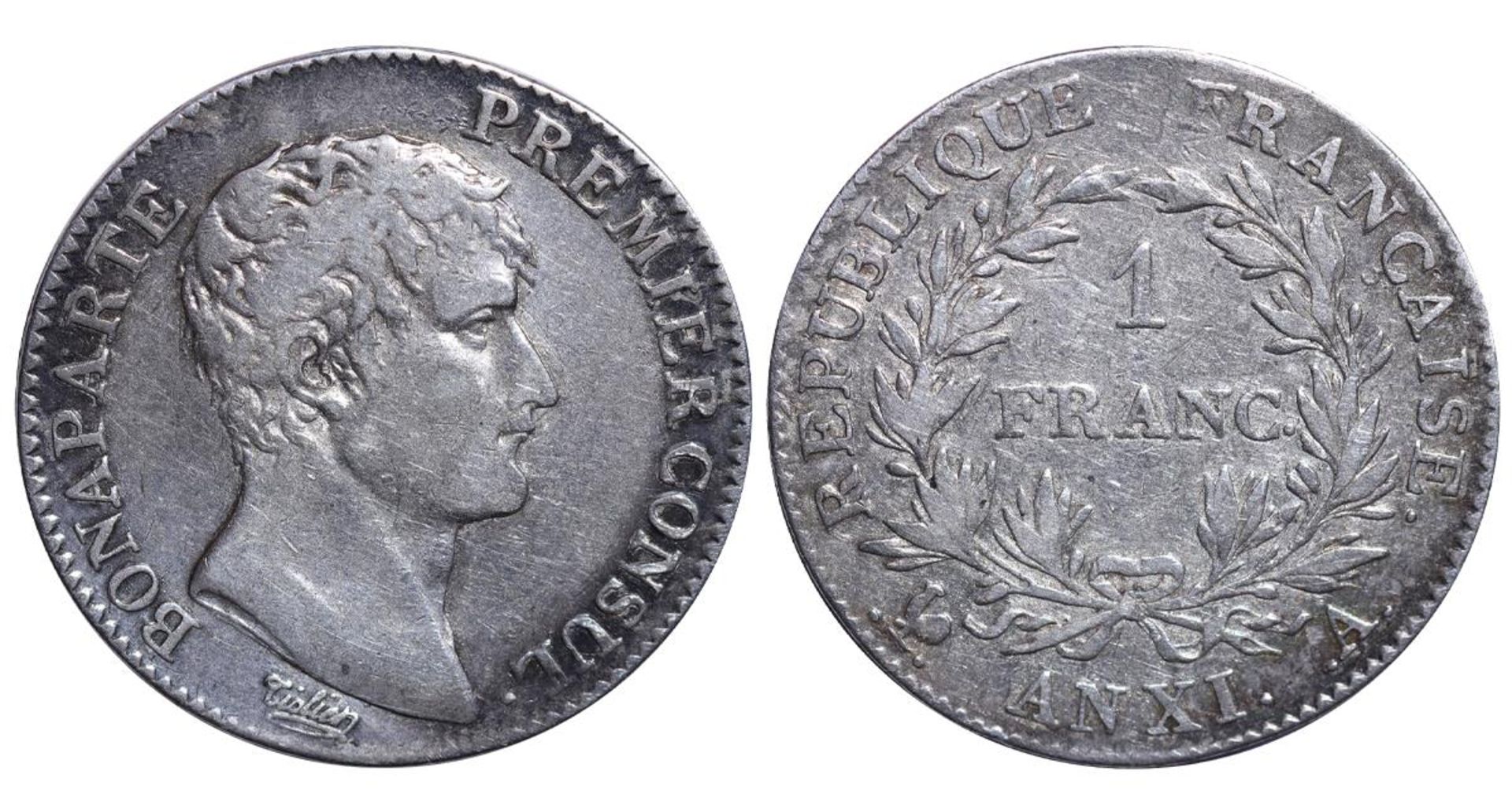 France, 1 Franc, 1802 year, A