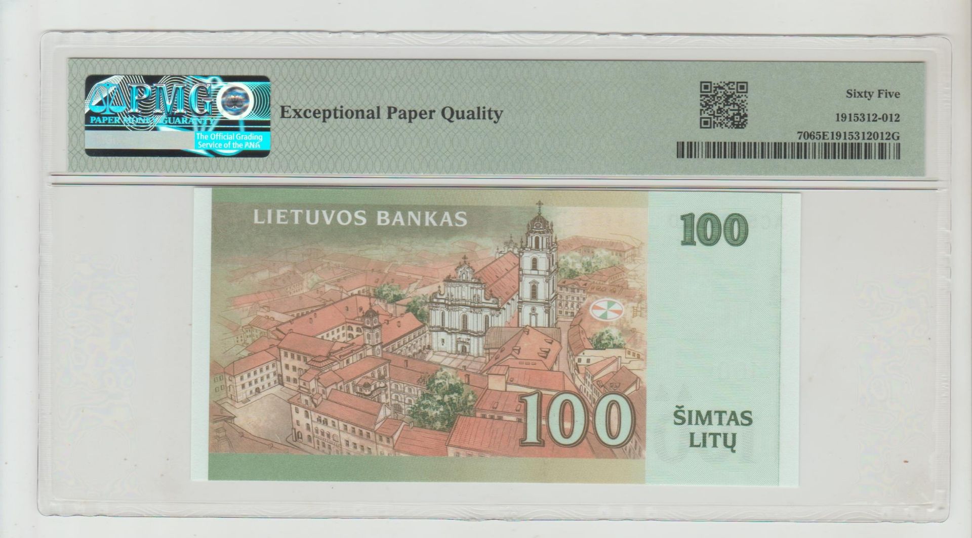 Lithuania, 100 Litu, 2007 year - Bild 2 aus 2