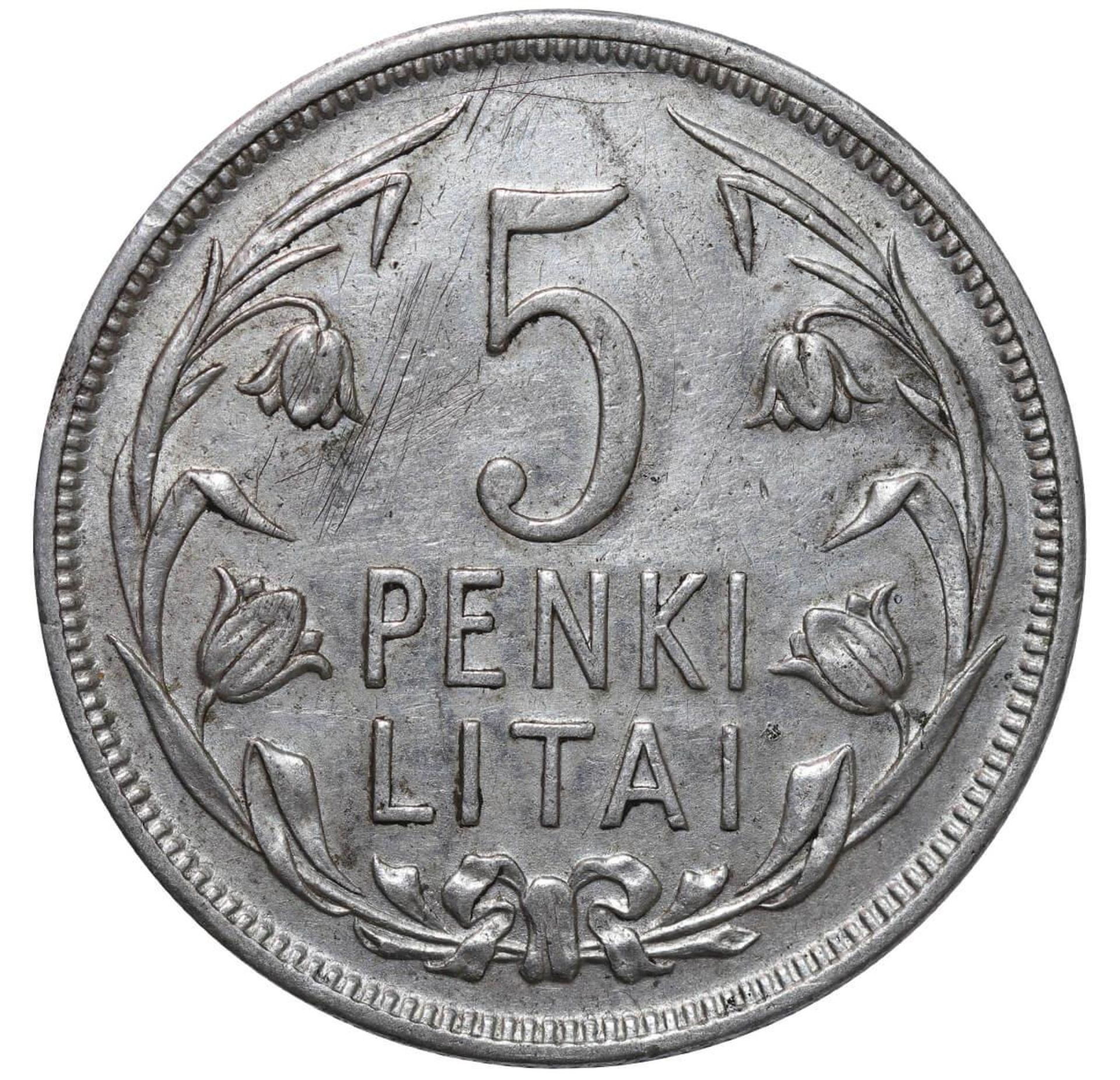 Lithuania, 5 Penki Litai, 1925 year - Image 2 of 3