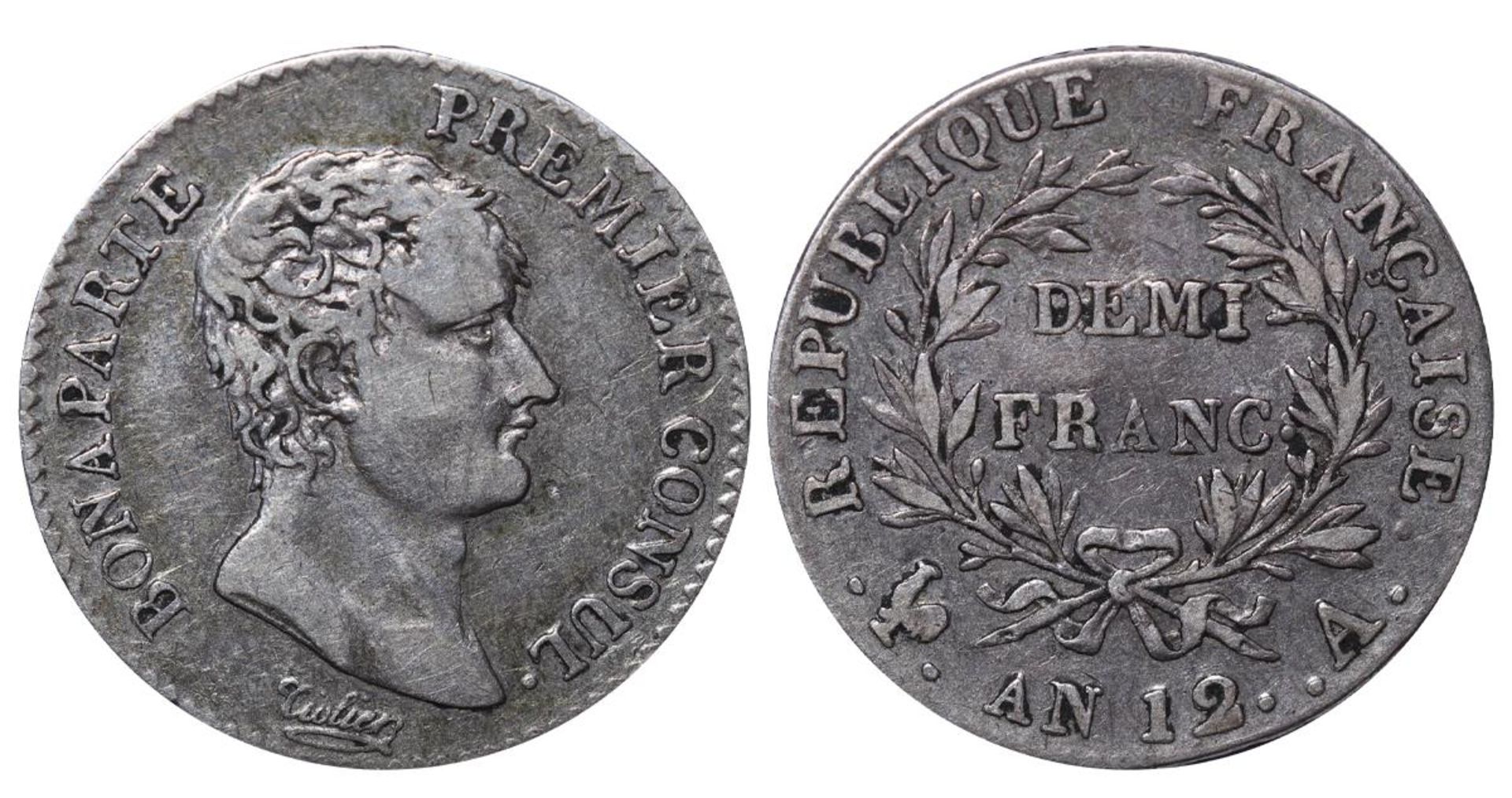 France, ½ Franc, 1803 year, A