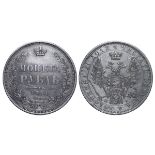 Russian Empire, 1 Rouble, 1854 year, SPB-NI