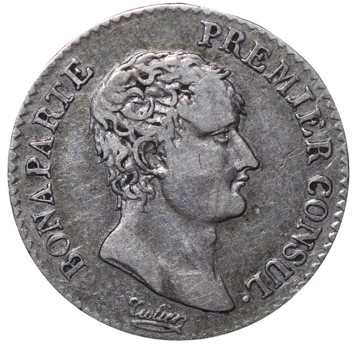 France, ½ Franc, 1803 year, A - Image 2 of 3