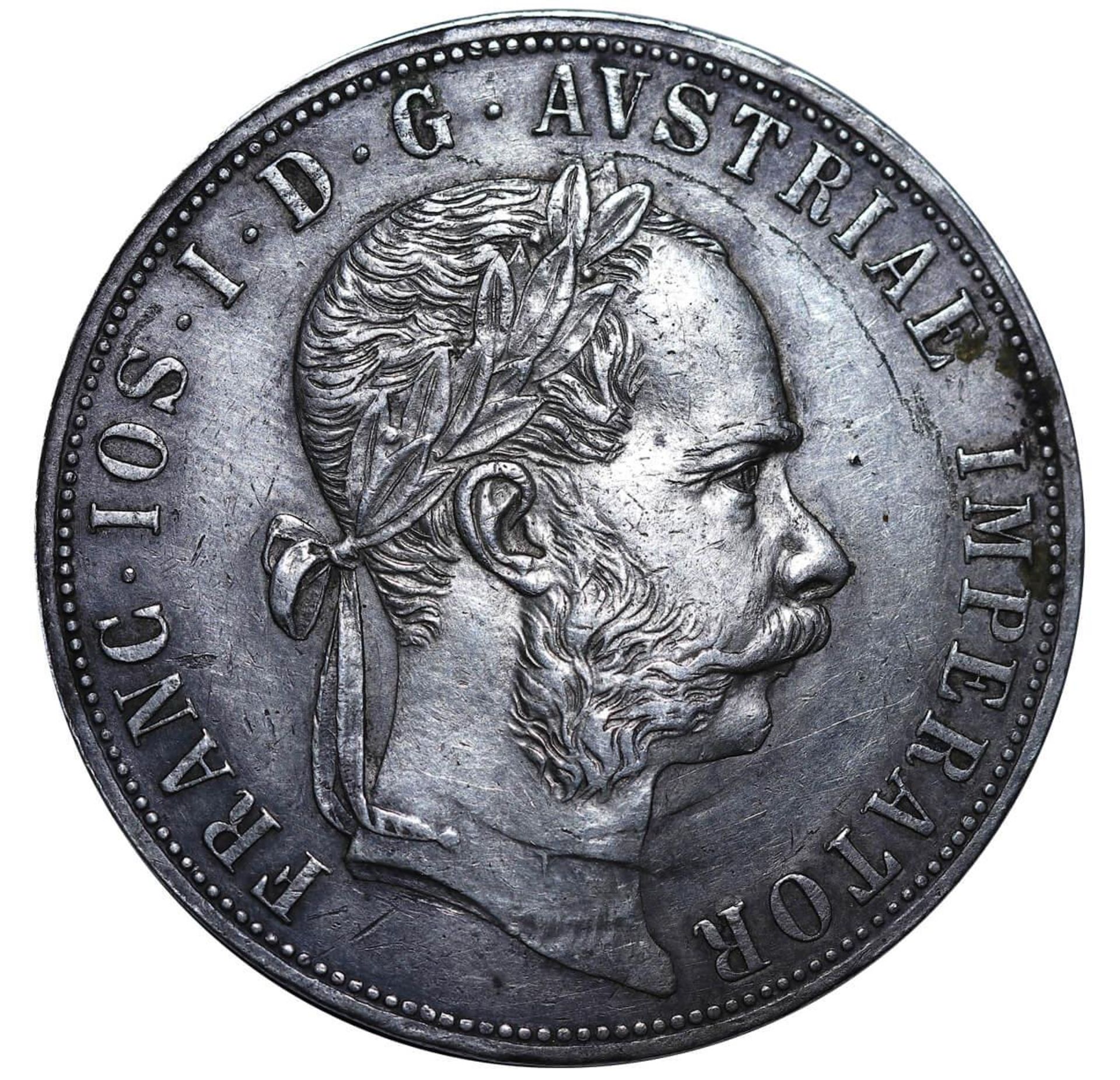 Austria, 2 Florin, 1883 year - Image 2 of 3