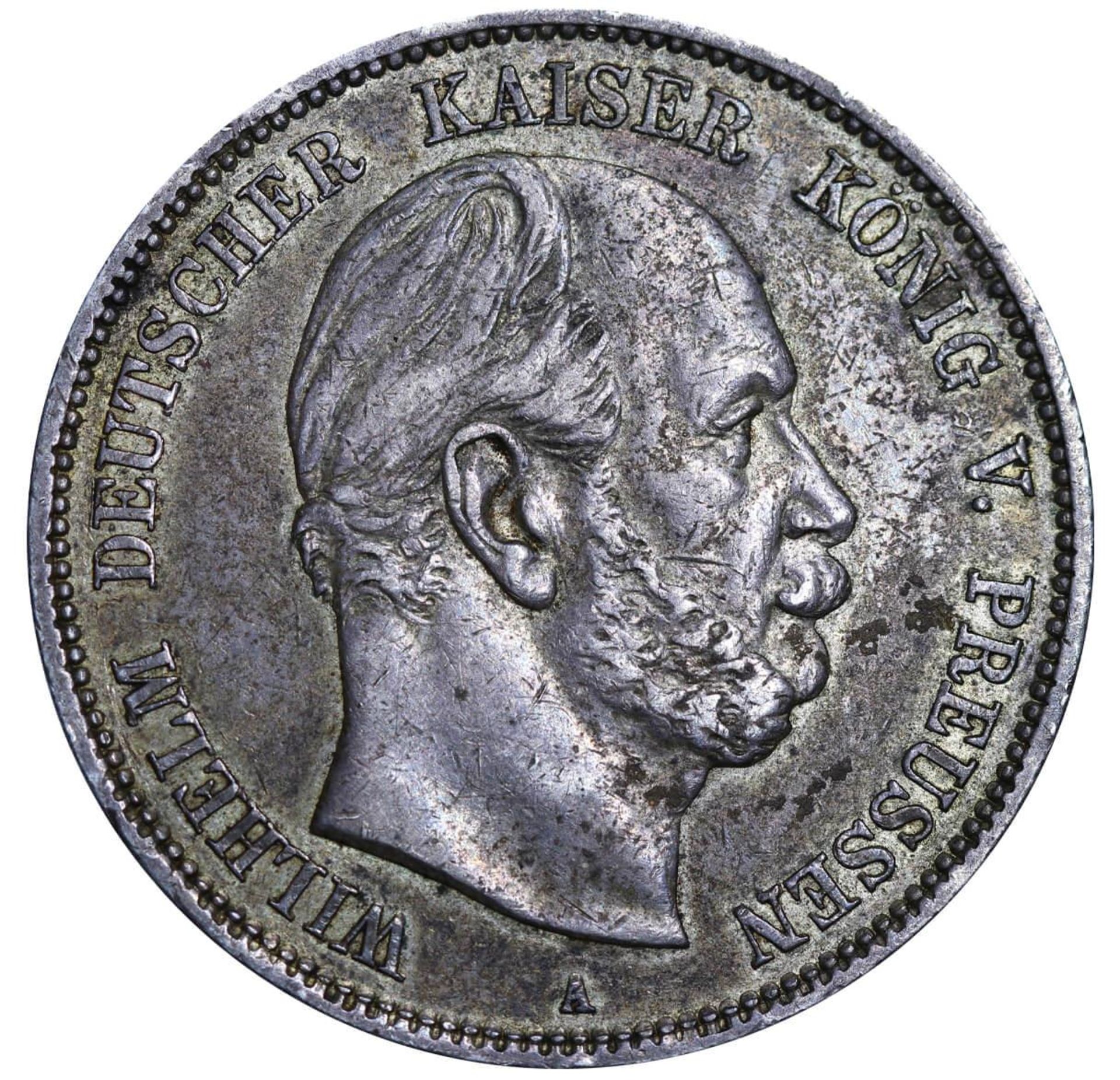 Kingdom of Prussia, 5 Mark, 1876 year, A - Image 2 of 3