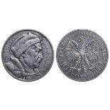 Poland, 10 Zlotys, 1933 year, MW, 250th Anniversary of the Battle of Vienna - Jan III Sobieski