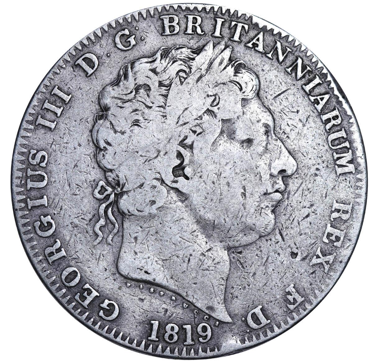 United Kingdom, 1 Crown, 1819 year - Image 2 of 3
