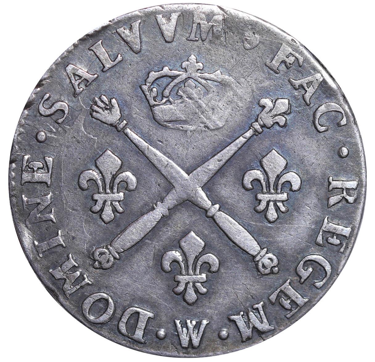 France, 20 Sols, 1708 year, W - Bild 3 aus 3