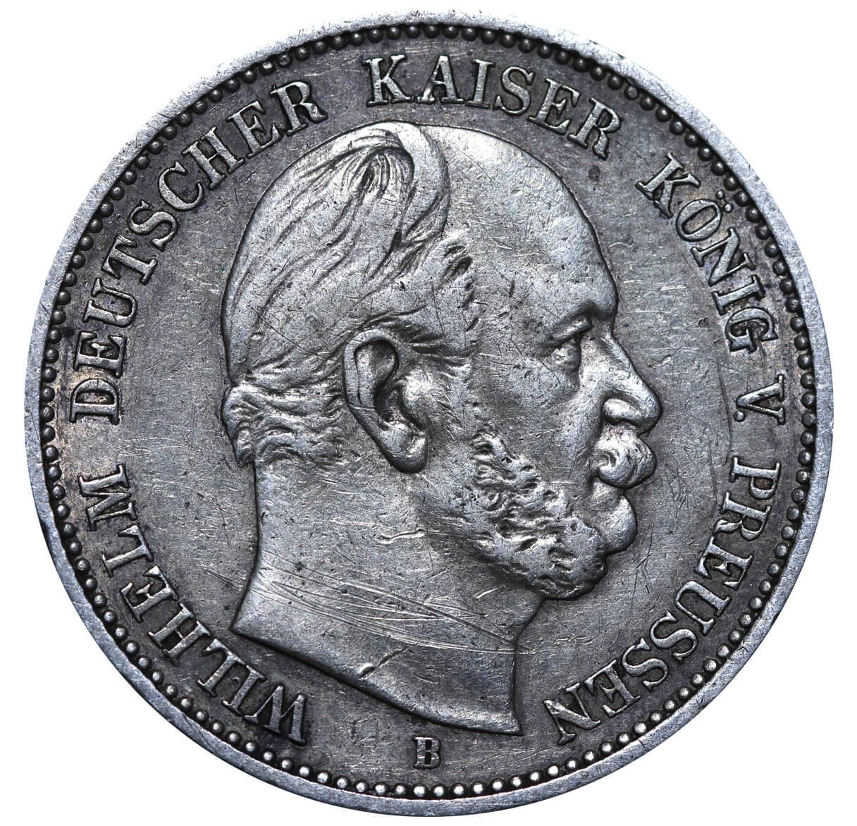 Kingdom of Prussia, 2 Marks, 1876 year, B - Bild 2 aus 3