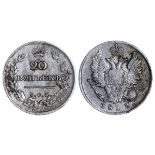 Russian Empire, 20 Kopecks, 1813 year, SPB-PS