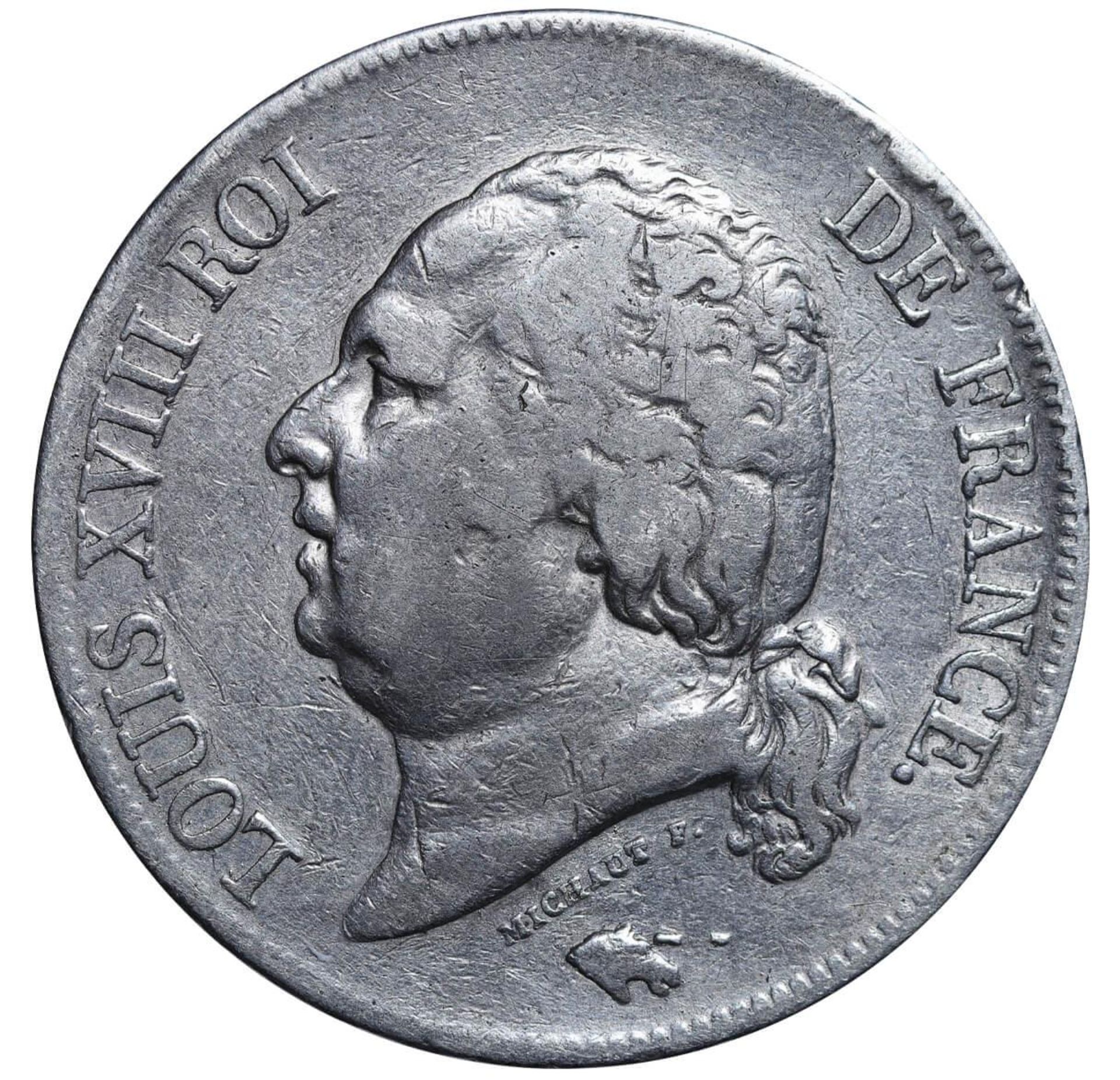 France, 5 Francs, 1824 year, A - Bild 2 aus 3