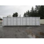 2024 40' HIGH CUBE SHIPPING CONTAINER W (4) SIDE DOORS, SER#: MMPU1016142