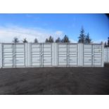 2024 40' HIGH CUBE SHIPPING CONTAINER W/ (4) SIDE DOORS, SER#: LYPU0145873 (UNUSED)