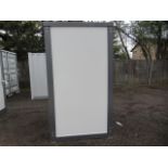 BASTONE 81'' X 50'' X 90'' PORTABLE RESTROOM W/ (2) SEPARATE STALLS (UNUSED), INCLUDING SINK,