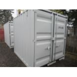 2024 9' X 87'' X 98'' STEEL STORAGE CONTAINER W/ WINDOW & SIDE MAN DOOR (UNUSED)