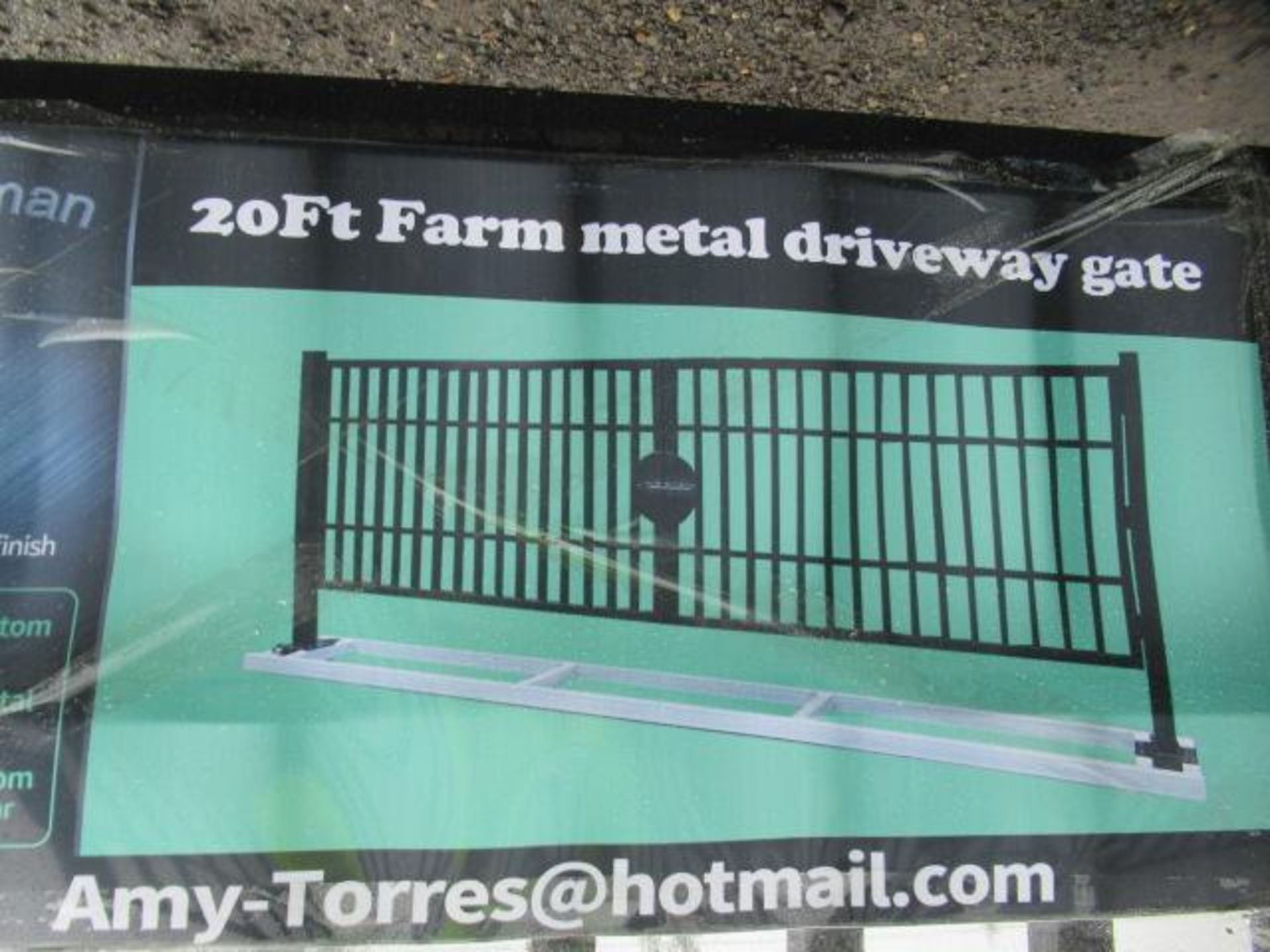 2024 STEELMAN 20' FARM METAL DRIVEWAY GATE (UNUSED) - Image 3 of 3