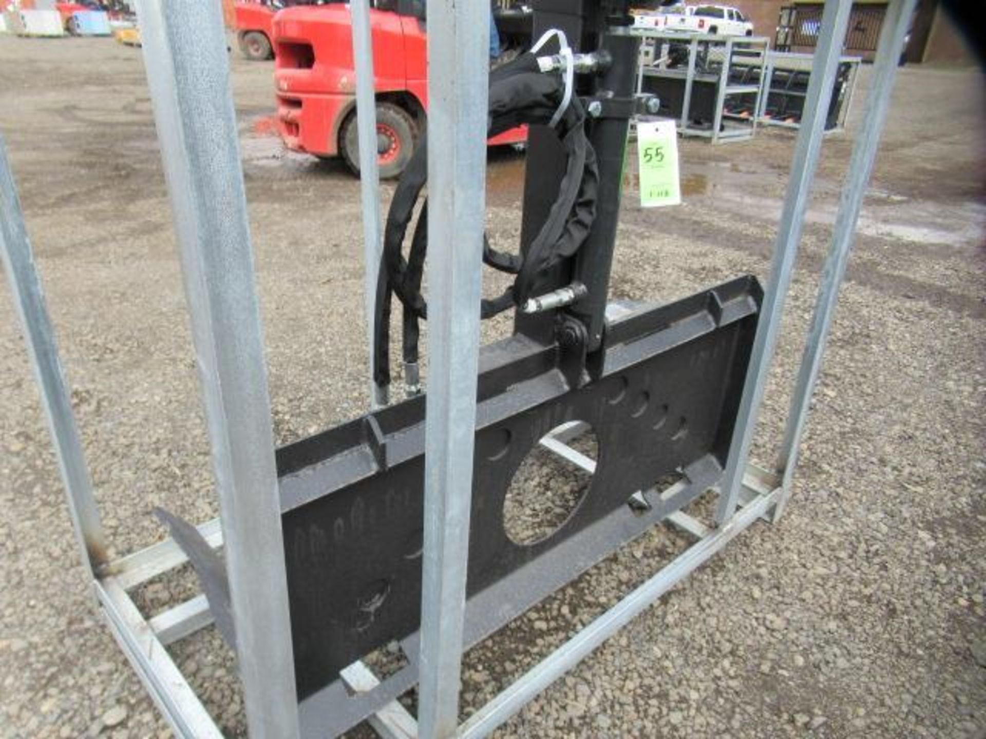 GREATBEAR SKID STEER TIRE GRABBER ATTACHMENT W/ HYDRAULIC FITTINGS (UNUSED) - Image 3 of 5