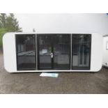 BASTONE 20' X 88'' X 94'' PREFAB TINY CUB BUILDING W/ WASHROOM, ELECTRICAL OUTLETS, LED LIGHTS,