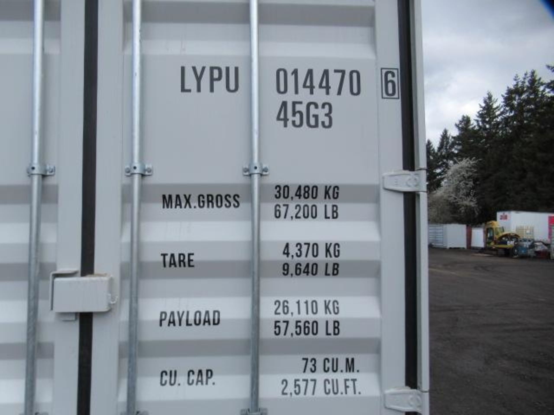 2024 40' HIGH CUBE SHIPPING CONTAINER W/ (2) SIDE DOORS, SER#: LYPU0144706 (UNUSED) - Image 6 of 6