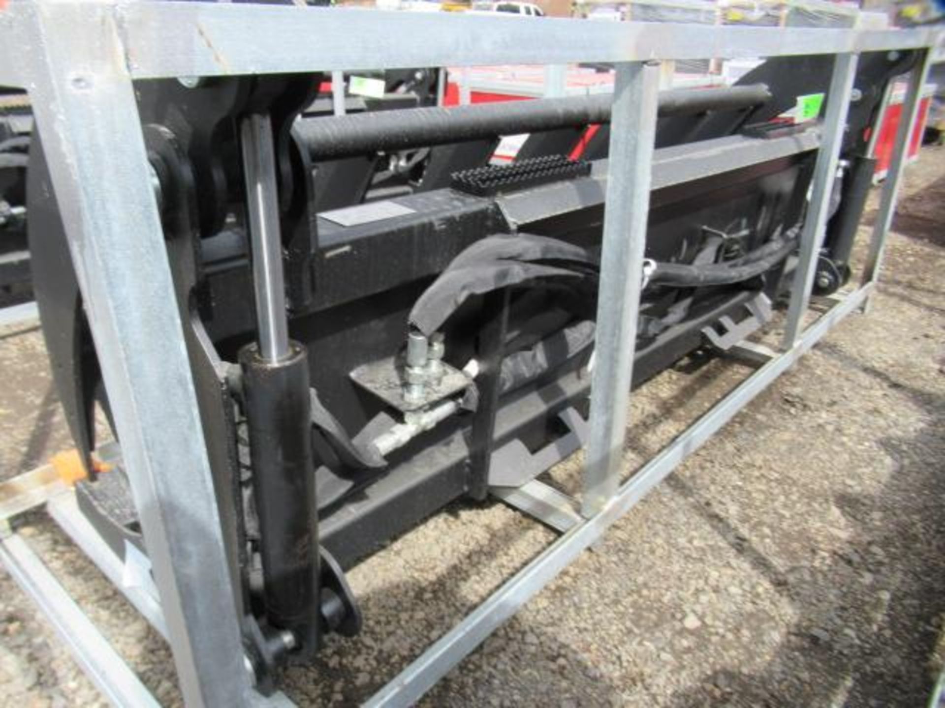 GREATBEAR 78'' SKID STEER HEAVY GRASS FORK GRAPPLE ATTACHMENT W/ HYDRAULIC FITTINGS (UNUSED) - Image 3 of 5