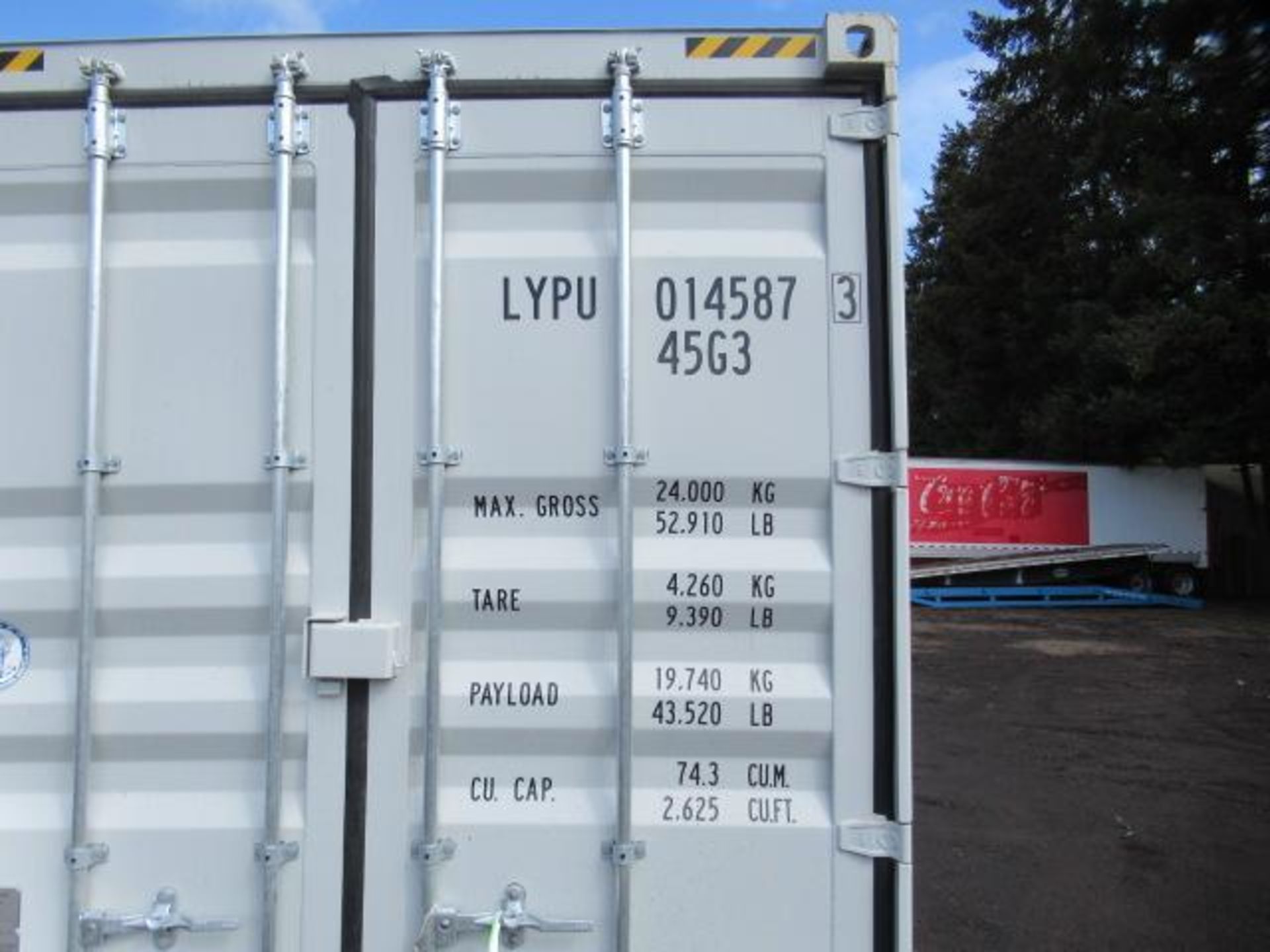 2024 40' HIGH CUBE SHIPPING CONTAINER W/ (4) SIDE DOORS, SER#: LYPU0145873 (UNUSED) - Image 6 of 6