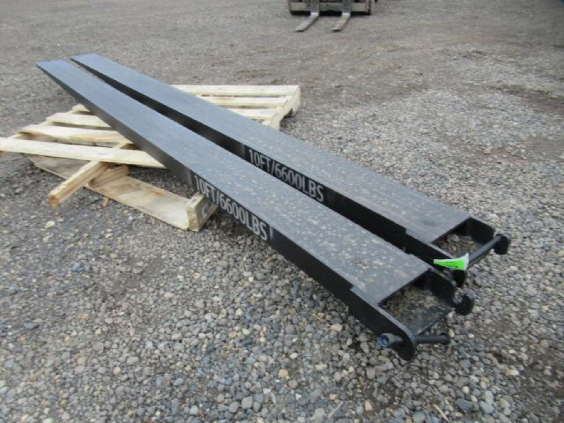 10' STEEL FORK EXTENSIONS, 6600LB CAPACITY (UNUSED) - Image 2 of 3