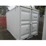 2024 12' X 87'' X 8' STEEL STORAGE CONTAINER W/ WINDOW & SIDE MAN DOOR (UNUSED)