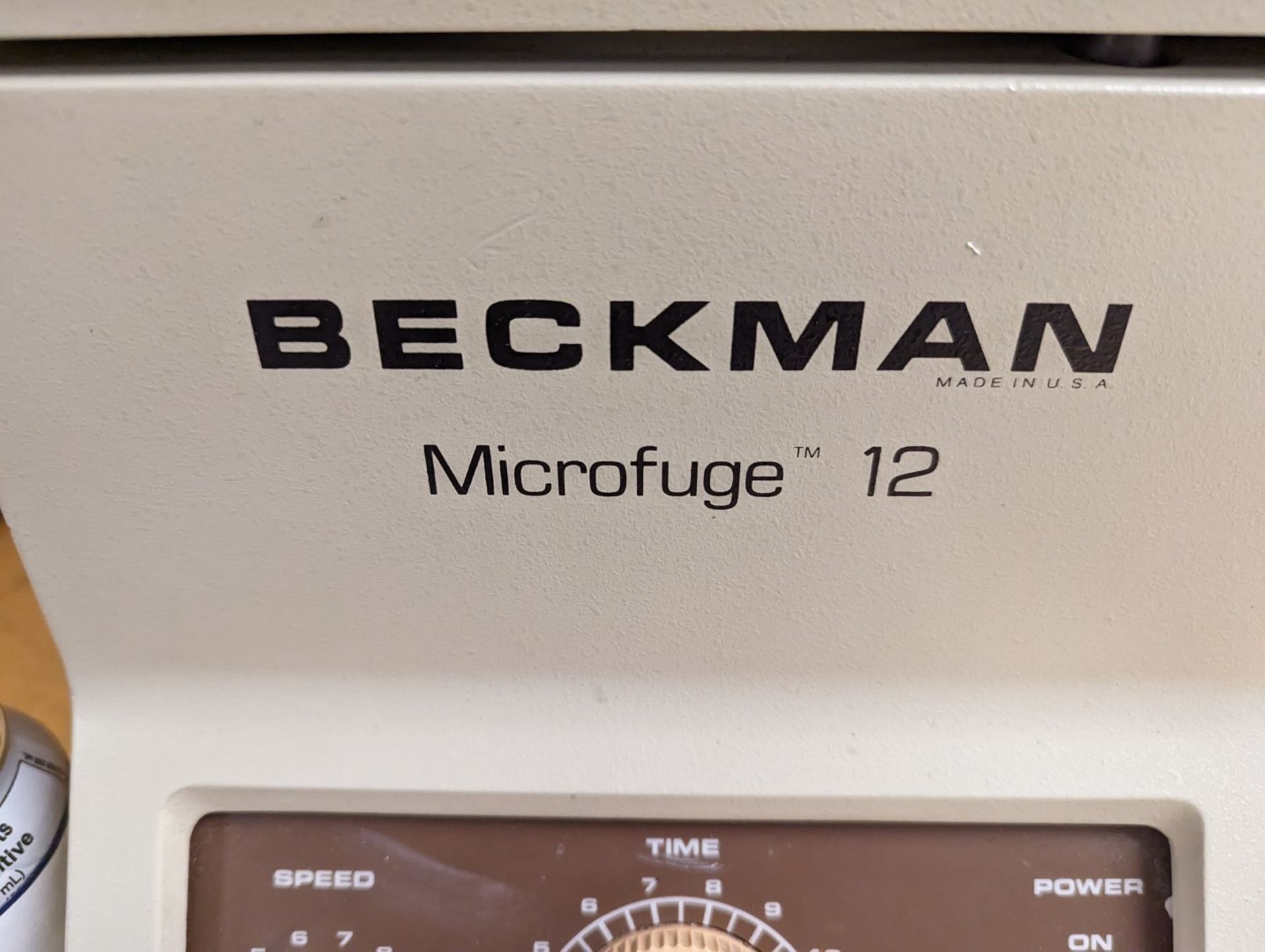 CENTRUFUGE BECKMAN MICROFUGE 12 - Image 2 of 4