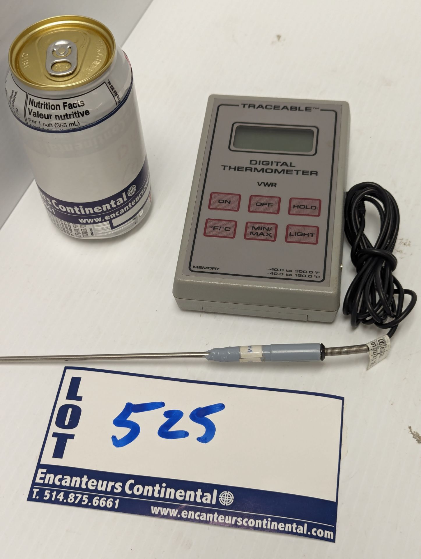 DIGITAL THERMOMETER VWR TRACABLE