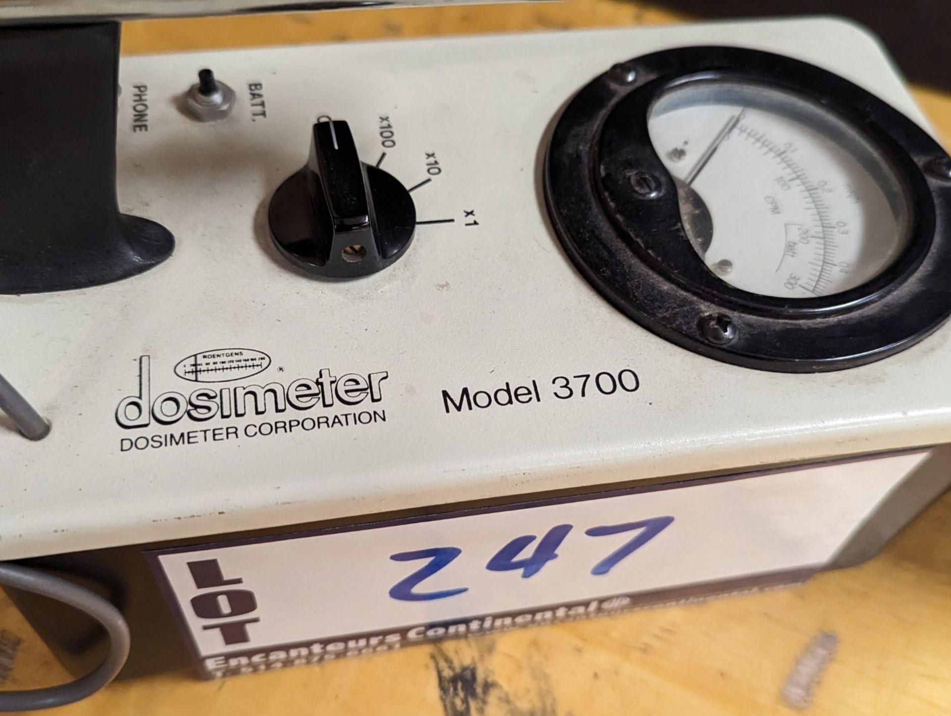 DOCIMETER MODEL 3700 - Image 2 of 3