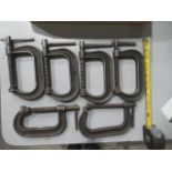 4" C-CLAMPS