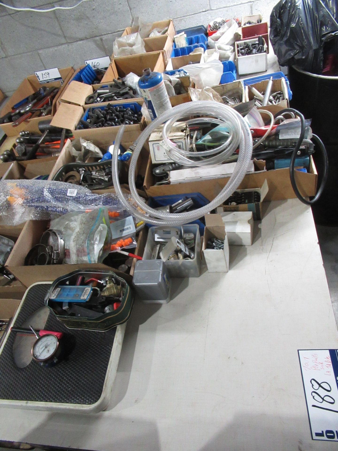 LOT OF ASSORTED PARTS, HARDWARE, ETC - Image 2 of 7
