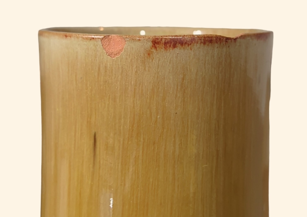 A Clement Massier pottery vase with streaked brown - Image 3 of 4