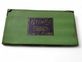 Stumpz, a boxed cricket board game by Thomas de la