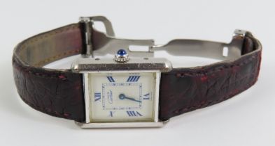 Cartier - a ladies must de Cartier wristwatch, the