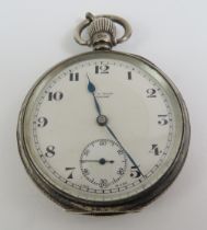 W H Thick, Frome - a silver open face pocket watch