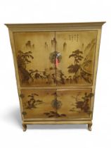 A modern chinoiserie style television cabinet, 149