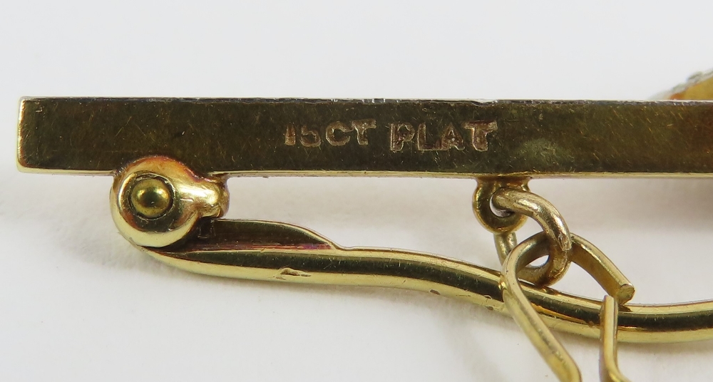 An early 20th century naval sweetheart brooch, the - Image 6 of 6